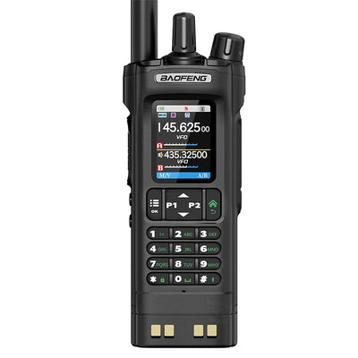LinkMejor UV32 GPS 10W Long Range Walkie Talkie bluetooth Phone APP Programming Multi-band Wireless Copy Frequency 1000CH 10 NOAA Type-C Two-way Radio
