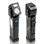 LinkMejor G908 1200mAh LED Work Light 180° Rotating Head Magnetic Base USB C Rechargeable Power Bank 300-400LM Waterproof IPX4 Flashlight