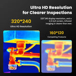 LinkMejor Q01 Handheld Infrared Thermal Imager 320×240 HD Resolution 2.4-Inch Screen IP67 8 Mm Probe High-Endurance Battery