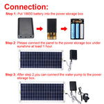 50W 800L/H Solar Panel Power Bank WaterPump Set Ultra-quiet Submersible Water Pump Motory Fish Pond Garden Fountain Decoration