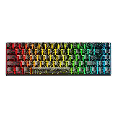 XVX HE68 Hall Effect Customized Wired Mechanical Keyboard Half-aluminum Magnetic Switch RGB Backlight Support 0.01mm Rapid Trigger 8K Polling Rate + 16K Scanning Rate 68% Gaming Keyboard