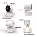 Tuya Wireless Smart Wifi Camera 1080P Indoor Motion Tracking 360 Degree Cloud Storage Baby Monitor Security Surveillance Camera