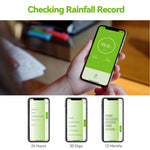 LinkMejor Wireless Digital Rain Gauge Outdoor with App Control Smart Rain Sensor with Accurate Rain Gauge Monitoring