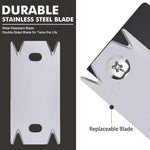 Manual Edge Trimmer Right Angle Woodworking Plane Straight Edge Black Replaceable Stainless Steel Blade Wood Chamfer Rounded Edge Hand Tool