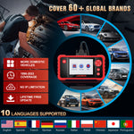Launch CRP123 V2.0 Plus OBD2 Car Diagnostic Tool All Systems Scan Full 10 OBD2 Modes Auto VIN Lifetime Free Update Multi-Language