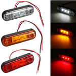 LinkMejor Side Marker Indicator Light Waterproof For 12V 24V Trailer Truck Bus Lorry Van