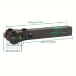7pcs Steel Dual Wheel Knurling Tool Set with Diagonal Linear Knurl Wheel 0.5/1/2mm Pitch