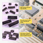 85Pcs Integrated Circuit Assortment Kit LM324 LM358 LM386 NE555 UA741 PC817 ULN2003 with Anti-Static Box for PCB Electronics Projects
