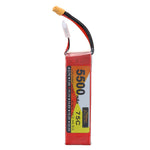 LinkMejor 11.1V 5500mAh 75C 3S LiPo Battery XT60 Plug for RC Drone