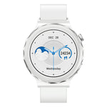 HW52 1.28inch HD Screen bluetooth Call ECG+PPG Non-invasive Blood Glucose Testing Heart Rate Blood Pressure Blood Oxygen Monitor Sleep Monitoring Multi-sport Modes Music Playback IP67 Waterproof Smart Watch