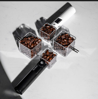 Rechargeable Coffee Bean Measuring Spoon Portable Electronic Coffee Scale Measuring Spoon Built-in Level Gram Scale Rechargeable Detachable Coffee Bean Measuring Spoon