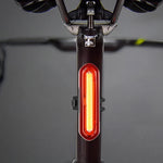 LinkMejor Bike Taillight 600mAh Battery 4 Light Modes USB Rechargeable Waterproof Bicycle Rear Light for Night Cycling