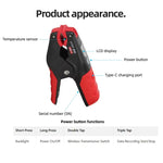 LinkMejor UT320i Wireless Temperature Clamp -50°C to 150°C Temperature Range APP LCD Screen 10,000 records Data Storage High Precision ±05°C Waterproof IP65 Rechargeable Battery HVAC Tools