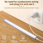 LinkMejor Charging 40cm LED Night Light 3 Color Adjustable 80LED 9 Levels Brightness Adjustment for Live Streaming Vlogging Makeup Photography