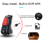Car Camera Dashcam 720P HD 140° Large Wide Angle Car Driving Recorder F2.0 Large Aperture Night Vision