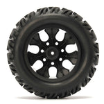 4PCS Wheel Rim & Tires HSP 1:10 Monster Truck RC Car 12mm Hub 88005