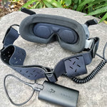 LinkMejor FPV Headset Faceplate Mask Makeup Cotton Pad Anti Light Leak Padding Lens Cover For DJI Goggles 2