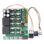 DC Motor Speed Controller Pump PWM Variable Speed Switch Forward/Reverse Rotation Digital Tachometer DC10-55V
