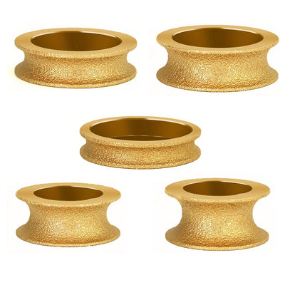 1pc Dry Vacuum Brazed Diamond Round Polishing Wheel 20mm Bore Dia Ceramic Edging Wheel For Tile Quartz Marble Granite Stone