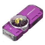 Astrolux® K3 1550LM EDC Flashlight Long Throw 209m Rotary Dial Control Throw Flood Combo LED Torch with RGB 18 LEDs, UV 395nm, 16300 Rechargeable, IPX6 Ideal for Outdoor, Search, Emergency and EDC Use