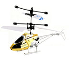 8011 2.4G 2CH Alloy Crash Resistant Anti Collision One-key Takeoff / Landing Cool Lighting Inductive RC Helicopter RTF