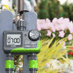 Rainpoint Dual Zone Outdoor Garden Smart Timer Irrigation Valve Automatic Watering Device Smart Timer Controller for Garden