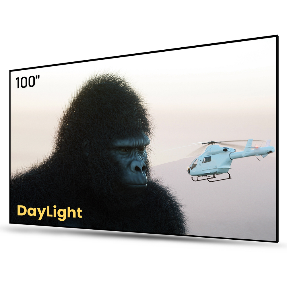 LinkMejor 120Inch ALR Projector Cinematic Screen UST 16:9 170° Viewing Angle Ambient 95% Ceiling Light Giant Cinema Screen