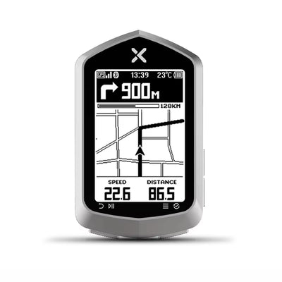 LinkMejor NAV Plus Bike Computer 2.4 Inch Wireless Cycling Speedometer GPS Navigation Map Waterproof Bluetooth ANT+ IPX7 Waterproof Cadence Speed