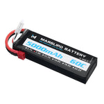 LinkMejor 7.4V 5000mAh 60C 2S Lipo Battery T Plug for RC Car