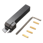 LinkMejor 1616-2 16*16*100mm Lathe Turning Tool Holder With 4pcs MGMN200 Insert