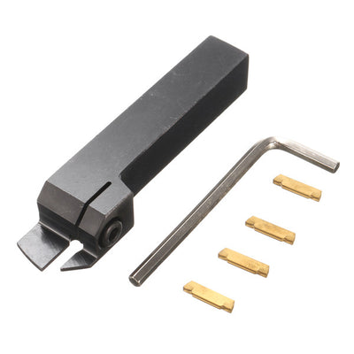 LinkMejor 1616-2 16*16*100mm Lathe Turning Tool Holder With 4pcs MGMN200 Insert