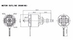 Racerstar BR2826 1290KV 2-4S Brushless Motor For RC Models Airplane