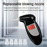 Portable LED Digital Display Alcohol Tester Accurately Test LCD Backlight Display Sound Alert 0.1 Accuracy Alcohol Tester