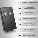 Ultrasonic Car Rat Repellent Engine Compartment Indoor Warehouse Mouse Rodent Repellent Ultrasonic Wave Vibration Induction Rat Deterrent
