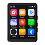 2.4 Inch Touch Screen MP3 Player bluetooth HiFi Lossless Music FM Radio Recorder E-Book Reader