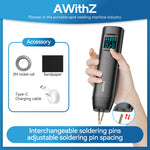Awithz Portable Battery Spot Welder DIY Mini Welding Machine 18650 Battery Pack Nickel Strip and Nickel Belt Welding Tool