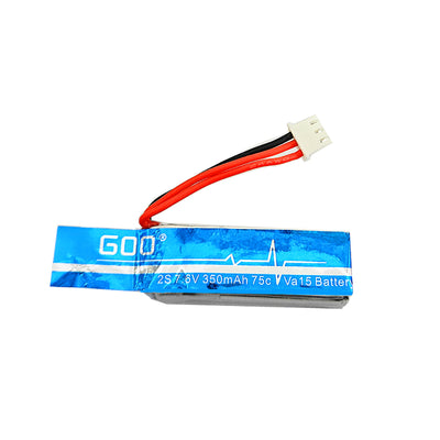 LinkMejor Upgraded 2S 7.6V 75C 350mAh Battery for GOOSKY S1 RC Helicopter