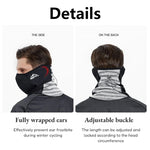 Golovejoy Winter Warm Face Mask Adjustable Neck Gaiter Windproof Outdoor Head Cover for Skiing Cycling Cold Weather Comfortable Face Scarf