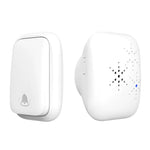 1-to-1 Battery-free Self Powered RF433 Wireless Doorbell EU Plug 38 Ringtones Outdoor IP44 Waterproof 150m Range Long Distance Door Bell