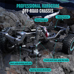 LinkMejor SG206 PRO/MAX RTR 1/20 2.4G 4WD Brushed/Brushless RC Car Wrangler Rock Crawler Off-Road Climbing Truck LED Lights Metal Frame Full Proportional Vehicles Models Toys