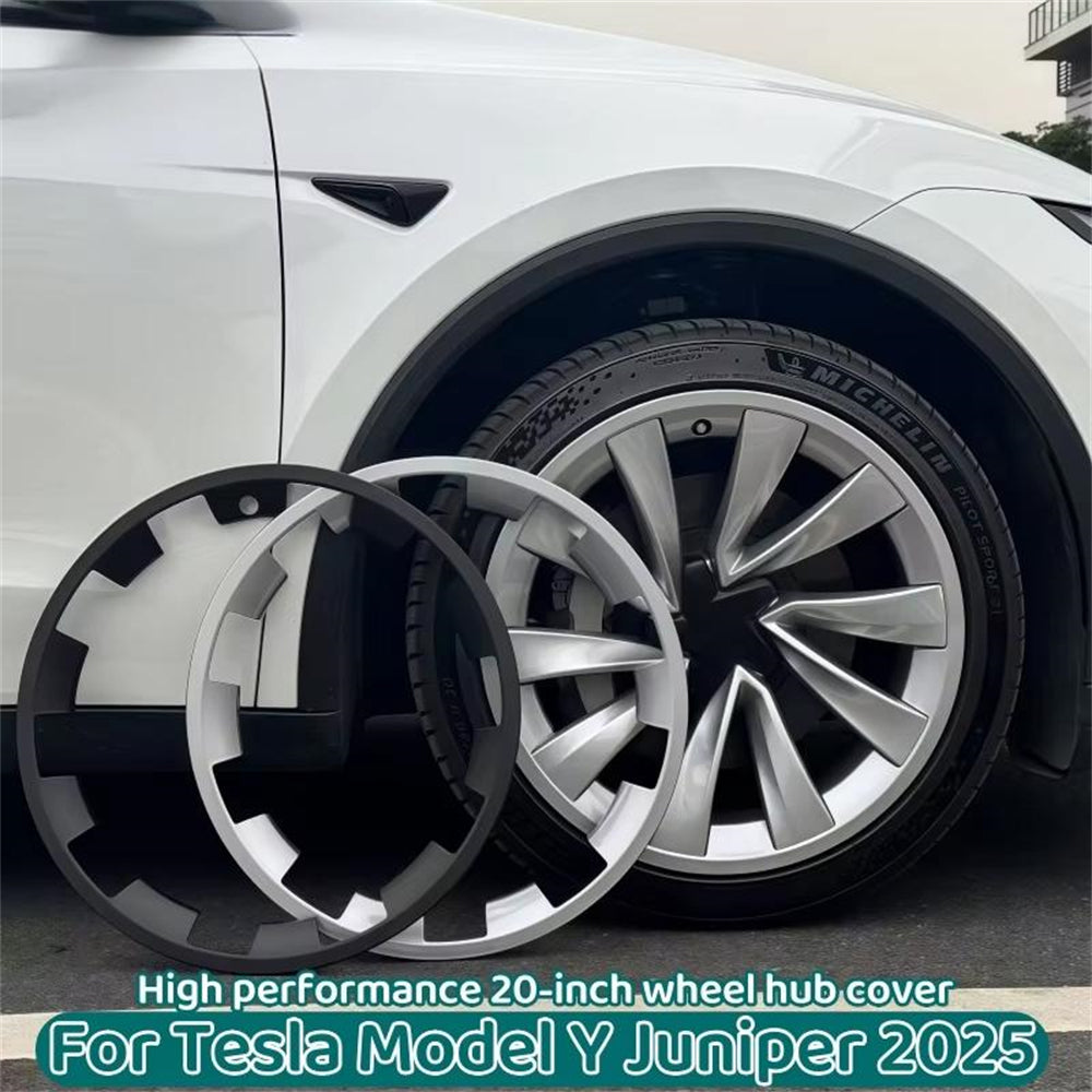 For Tesla Model Y Juniper 2025 20 Inches Wheels ABS Rim Guard Rim Car Hubcap Cover Protection Hubcap Patch Scratch Proof Hub Cap