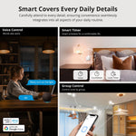 LinkMejor ZBMINIR2 Zigbe Smart External Switch Control Timer Function Compact Size Requires Neutral Wire Voice Control Works with Alexa Google Home