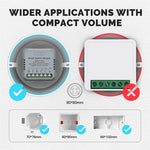 LinkMejor Tuya Zigbe Intelligent Switch Module Portable Home Automation DIY Switch Compatible with Alexa Google Assistant