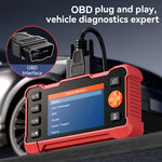 2-in-1 OBD2 Automotivo Scanner Endoscope Car Diagnostic Tool 4.0" IPS Screen 2.0MP HD Inspection Camera Engine Fault Code Reader & Clear Tool