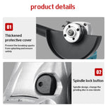 Drillpro 800W 125mm 18V Cordless Electric Polisher 8500rpm 4 Speeds High Power Polishing Machine