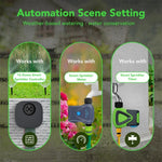 WKD-CS011 Tuya WiFi Smart Rain Sensor Outdoor IP66 Waterproof Rain Detector Wireless Real-Time Rain Detection Remote Monitor