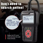 LinkMejor AS100 OBD2 Scanner Car Code Reader Diagnostic Scan Tool Check Engine Fault  Read Codes Clears Codes