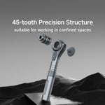 LinkMejor RS2 Ratchet Screwdriver Set with 40-in-1 Accessories Precision Structure 180° Universal Ratchet Head Multi-Magnetic Design