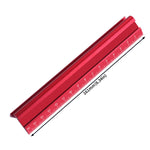 Metric & Imperial Marking V-Ruler High Precision Durable Aluminum Alloy Versatile Parallel/Vertical Line Scribe Marking Gauge
