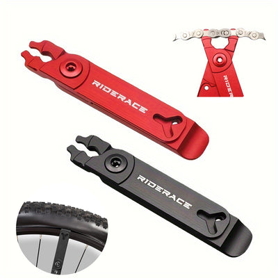 LinkMejor Aluminum Alloy Bicycle Chain Pliers Mini MTB Bike Quick Removal Install Plier Cycling Chain Buckle Open Close Clamp Repair Tools